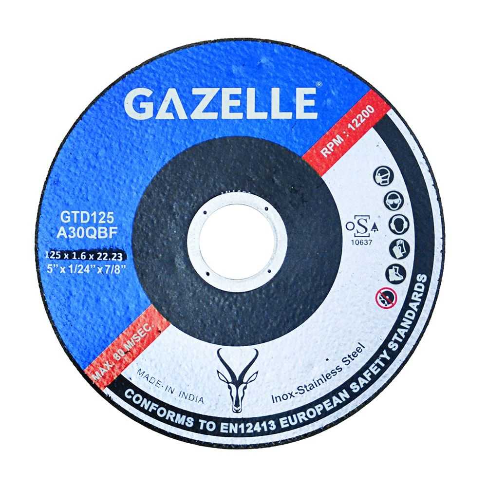 Gazelle 5 In. Metal Cutting Disc (125mm), Ultra Thin