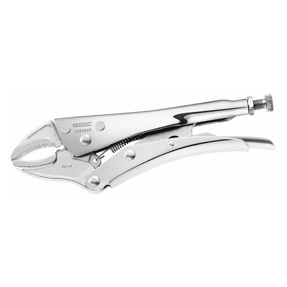 Expert Locking Plier Curved Jaw - 185mm (7-1/2 In.)