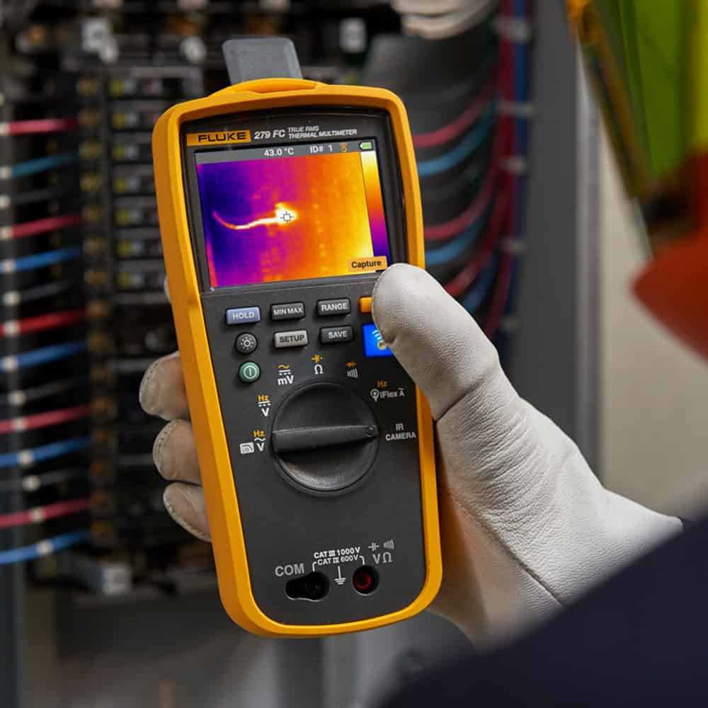 Fluke True RMS Thermal Multimeter With iFlex, CAT IV 600V, -10 to 200°C, 10A