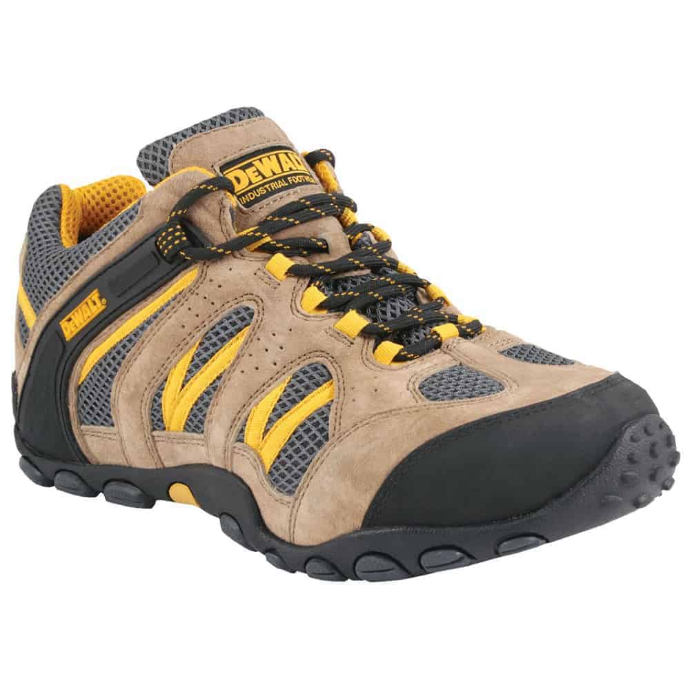 Dewalt PLANE Low Cut Safety Shoes Size 39, Steel Toe, Taupe Suede, SB