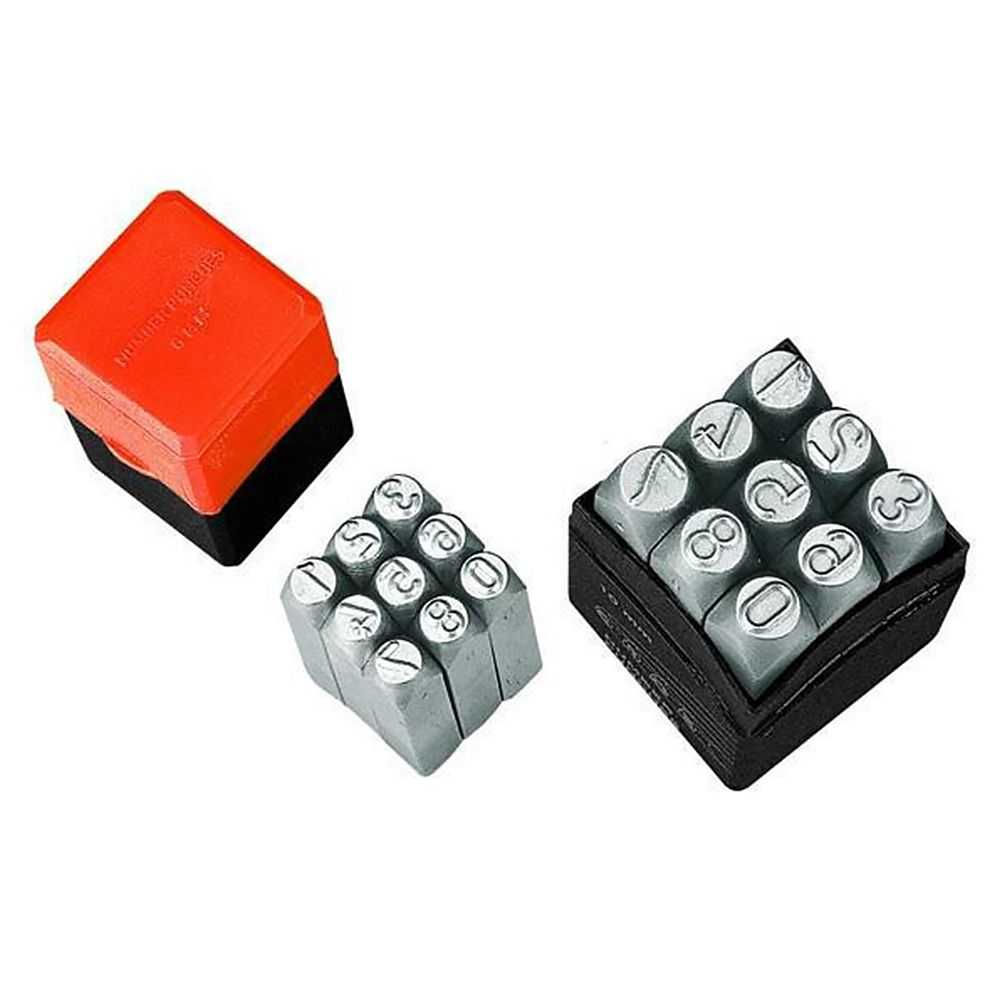 Groz Number Punch, 3/8 In (10mm)