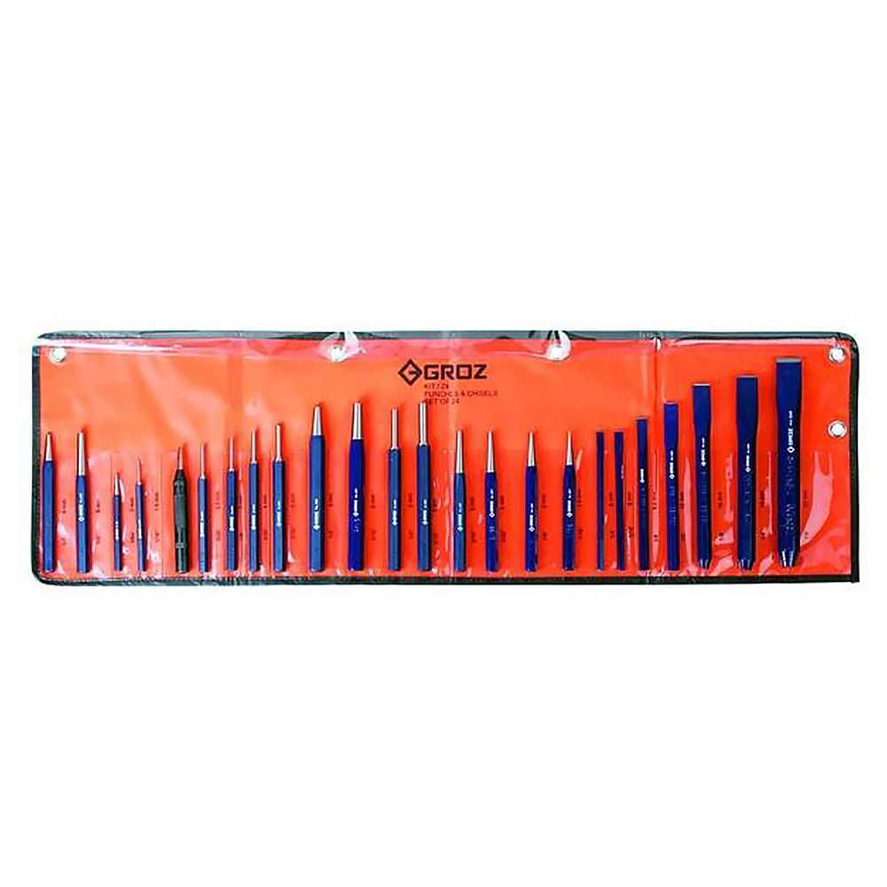 Groz Punch And Chisel Set 26 Pieces