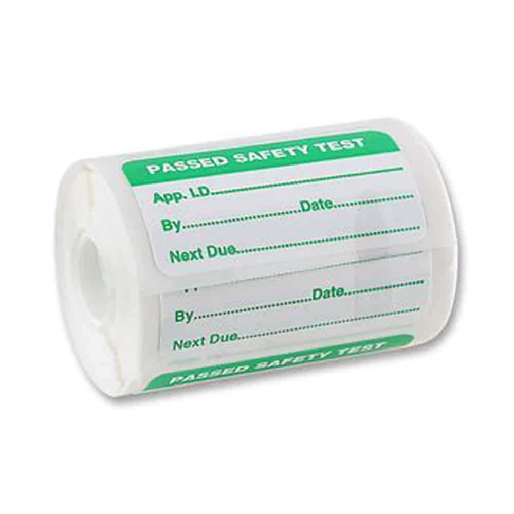 Fluke Appliance Pass Labels (Rectangular)