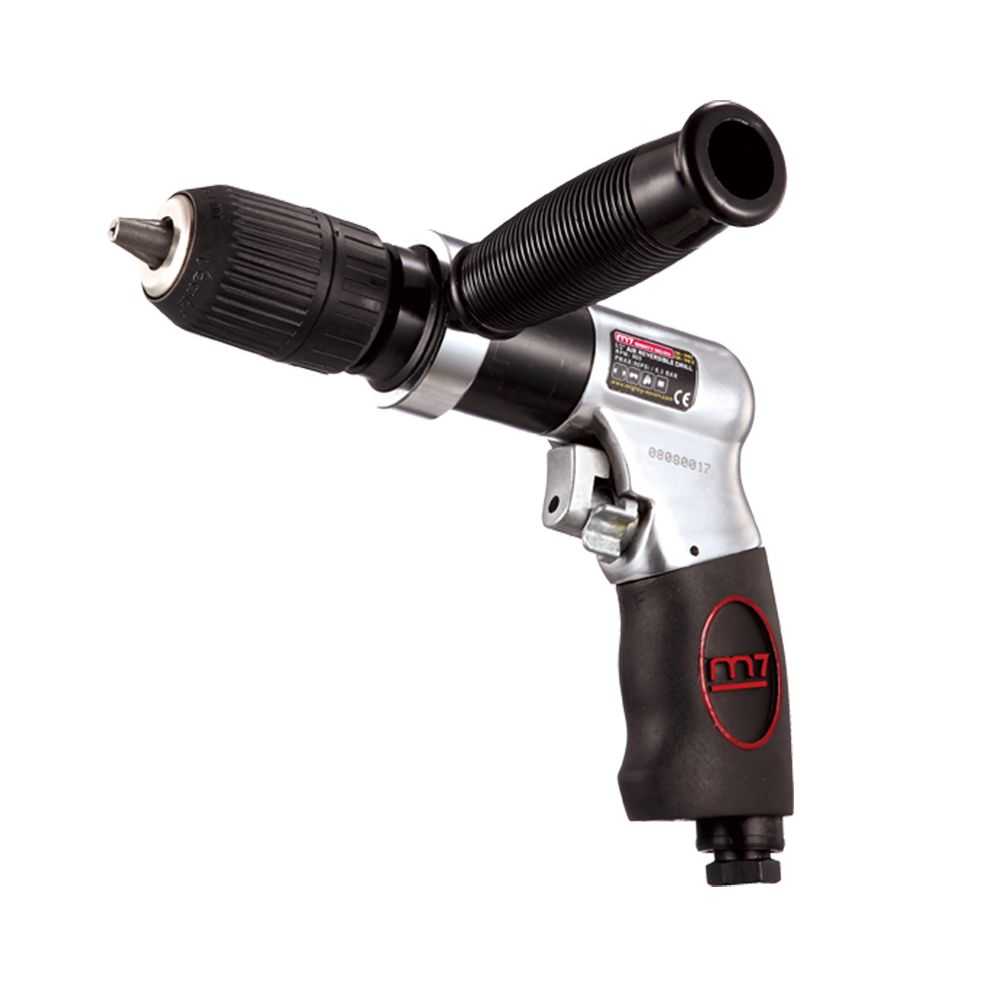 M7 1/2 In. Air Drill (13mm), 800 RPM, with Keyless Chuck and Forward/Reverse function