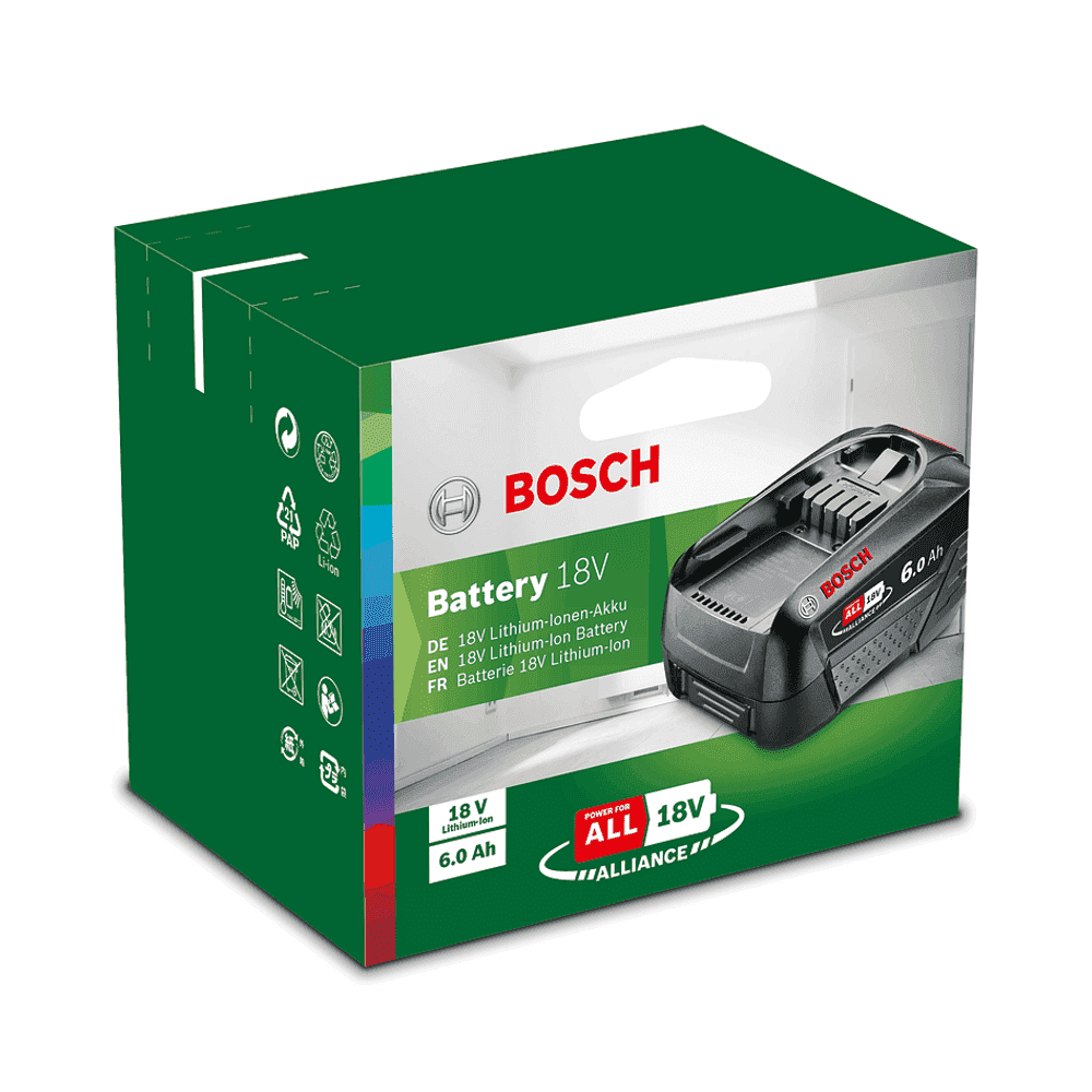Bosch 18V 6.0Ah Rechargeable Li Ion Battery Pack 1600A00DD7 Shop Online at Best Price in UAE