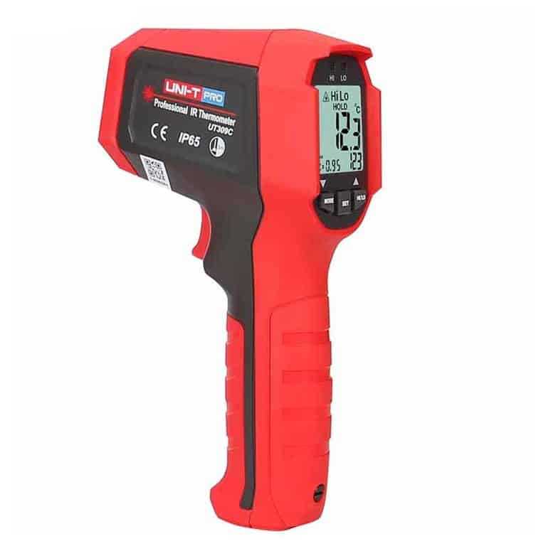 Uni-T HVAC Infrared Thermometer, 12:1, -35°C to 650°C