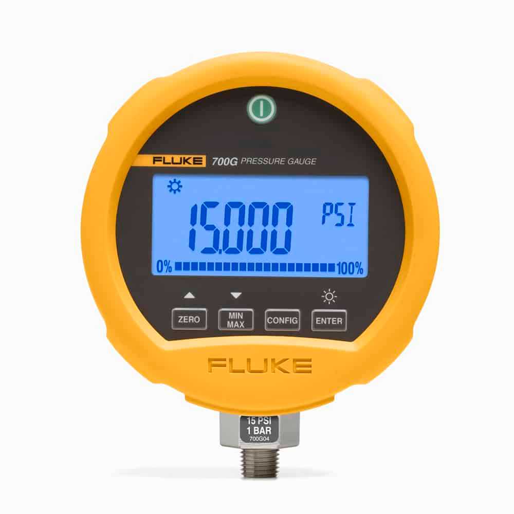 Fluke Pressure Gauge Calibrator, -14 To 5000 PSI