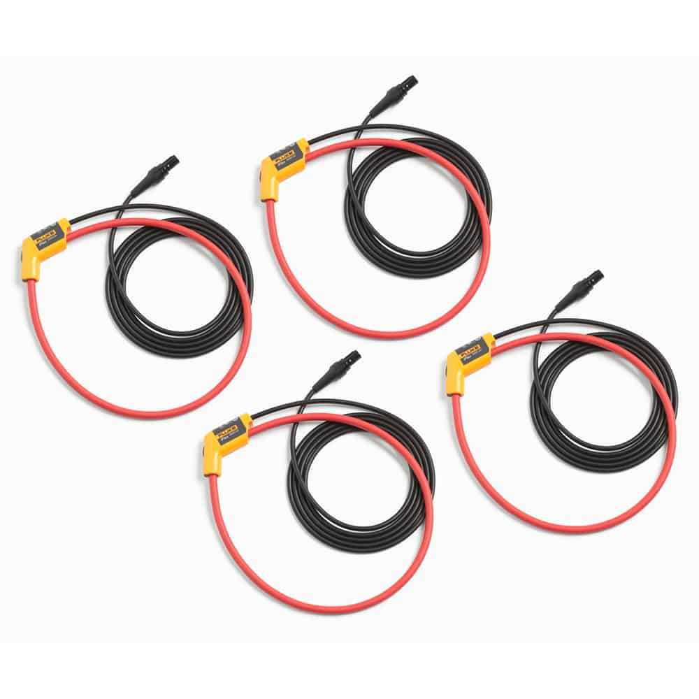 Fluke iFlex Flexible Current Probe, 3000A, 24 Inches, Pack of 4