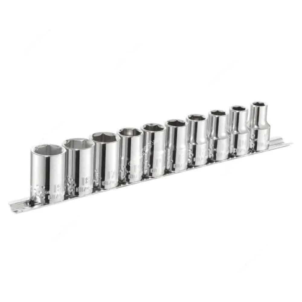 Expert 1/2 Inches Hex Socket - 10 Pieces