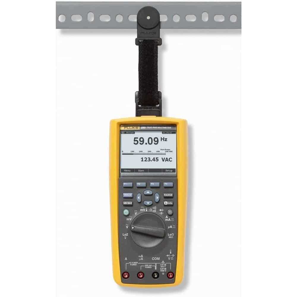 Fluke Industrial Logging Multimeter And Soft Combo Kit, CAT IV 600V, 10A