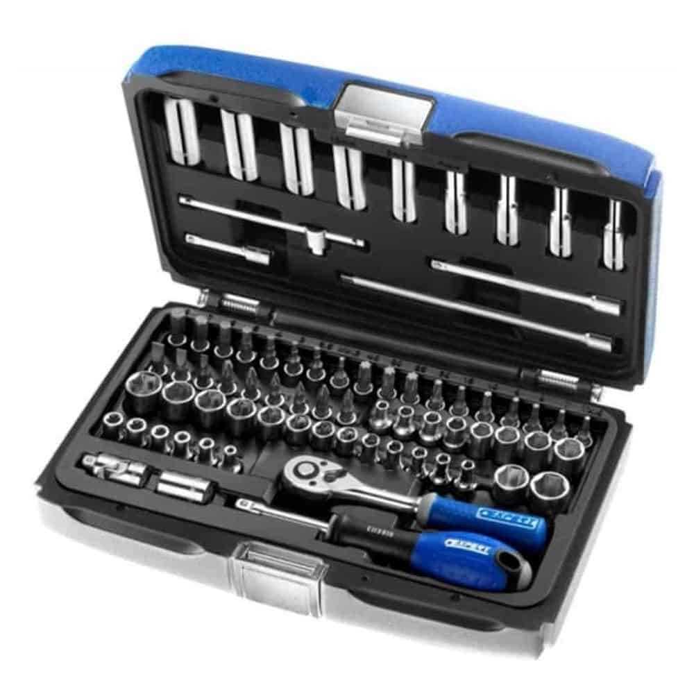 Expert 1/4 Inches Socket And Accessory Set - Metric And Inch - 73 Pieces