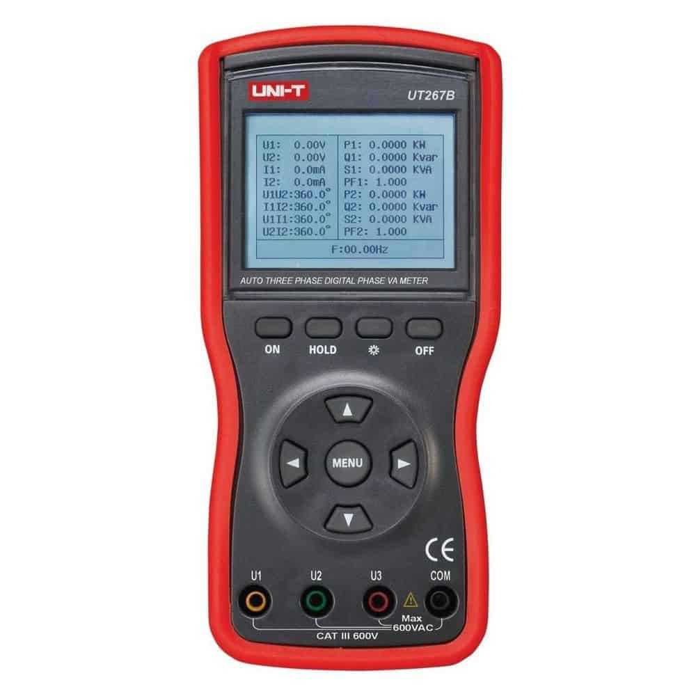Uni-T Intellegent Three Clamp Phase Voltammeters