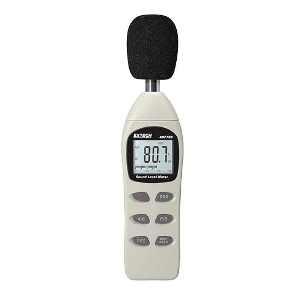 Extech Digital Sound Level Meter, 40 to 130 dB
