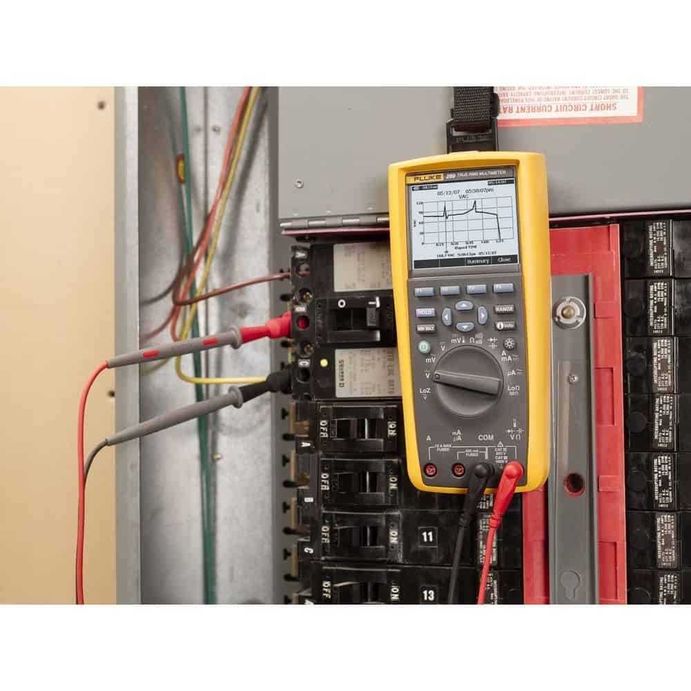 Fluke Industrial Logging Multimeter And Soft Combo Kit, CAT IV 600V, 10A