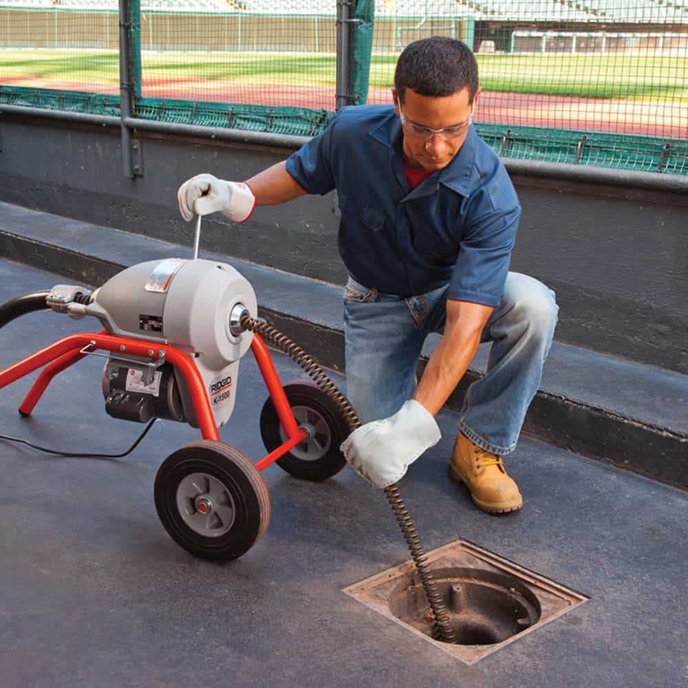 Ridgid K1500B Sectional Drain Cleaner, With 2 to 8 Inches Cable, 220V