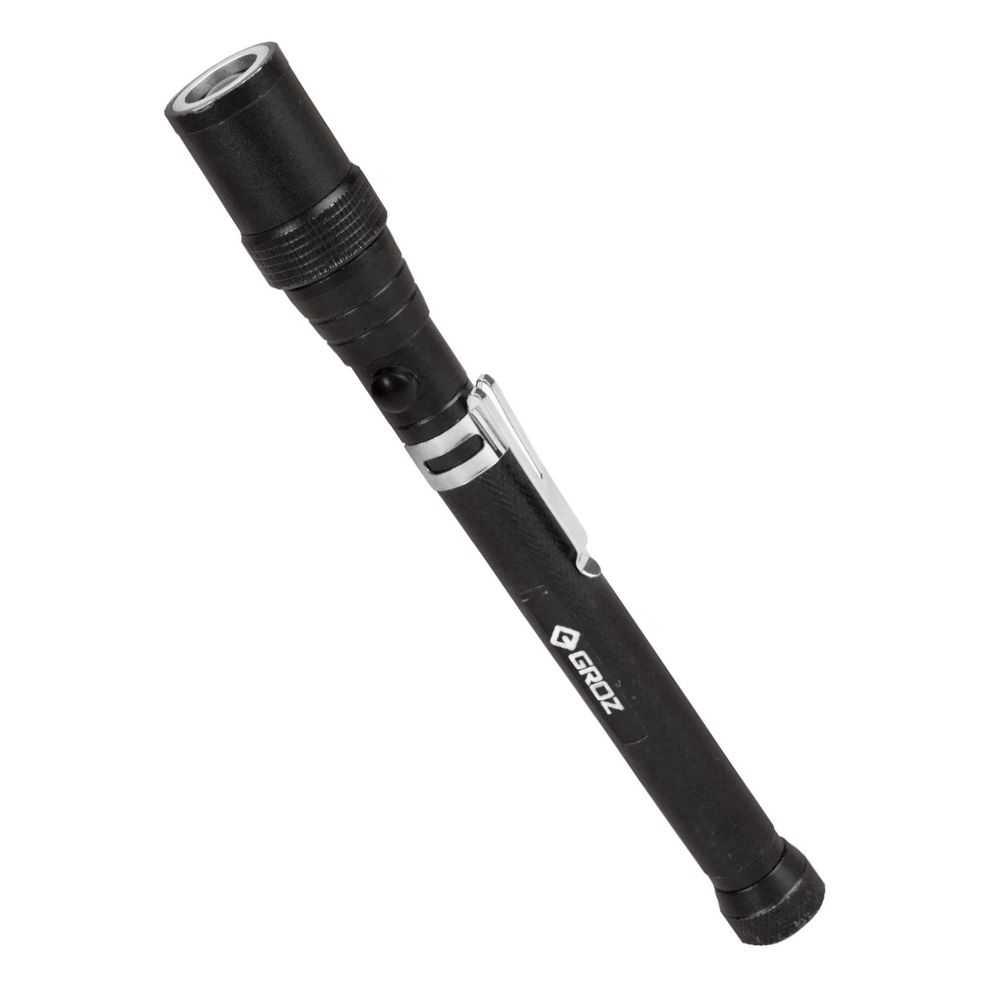 Groz Telescopic Magnetic Pick-Up Light, 30 Lumens