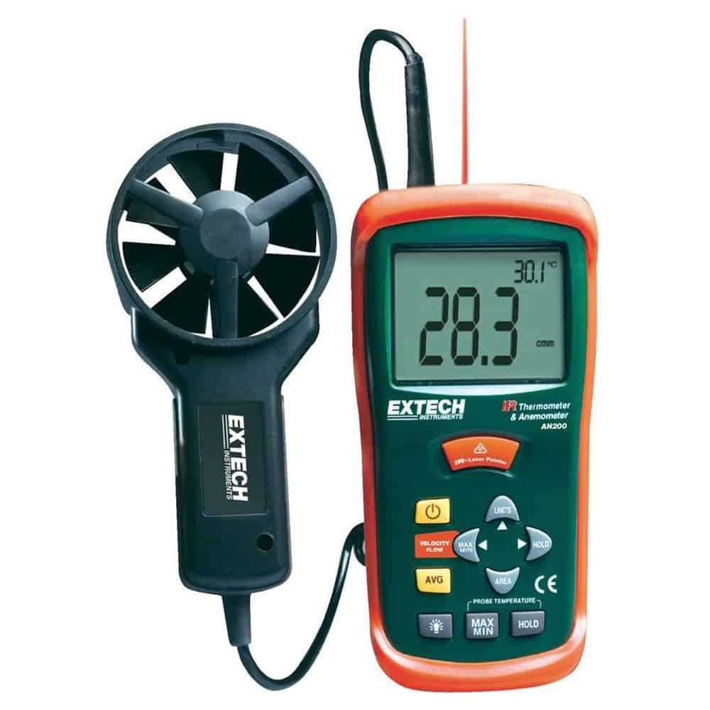 Extech Thermo-Anemometer, 0.4-30m/s