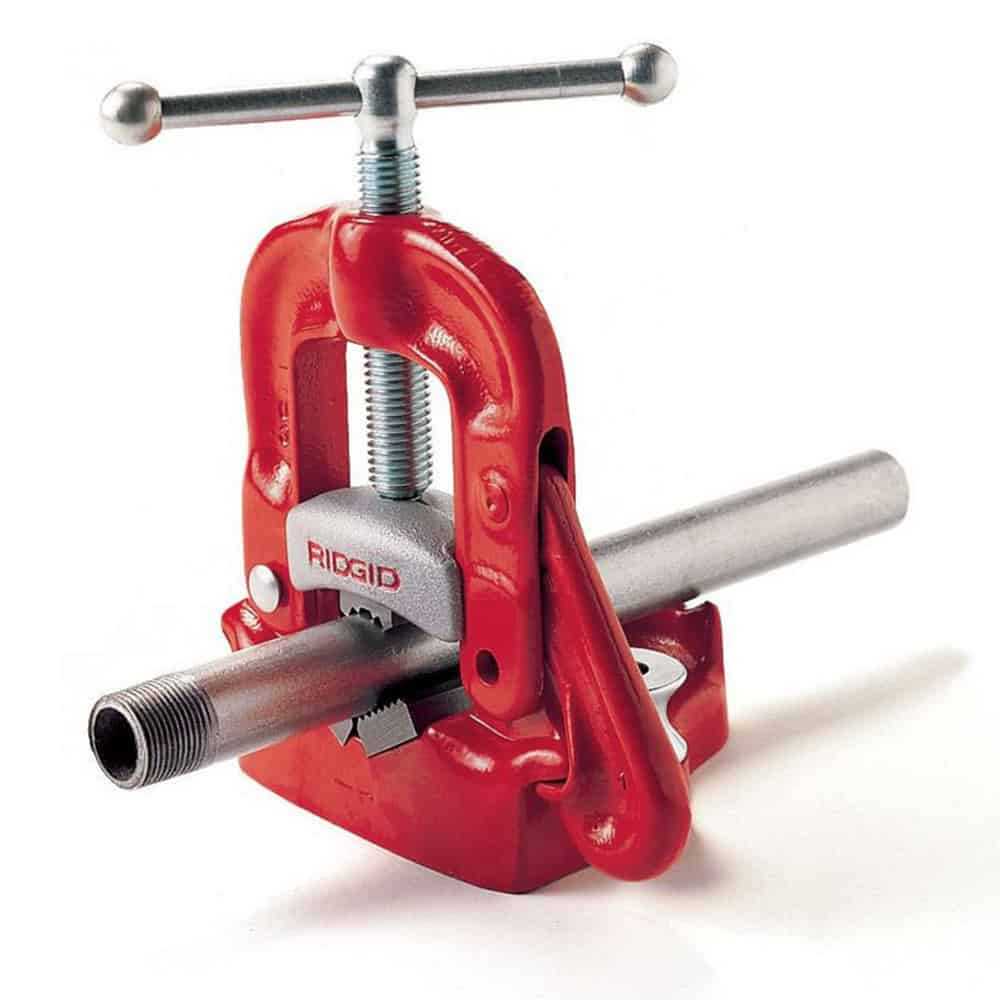 Ridgid Bench Yoke Vise; Cap: 1/8 To 4-Inch