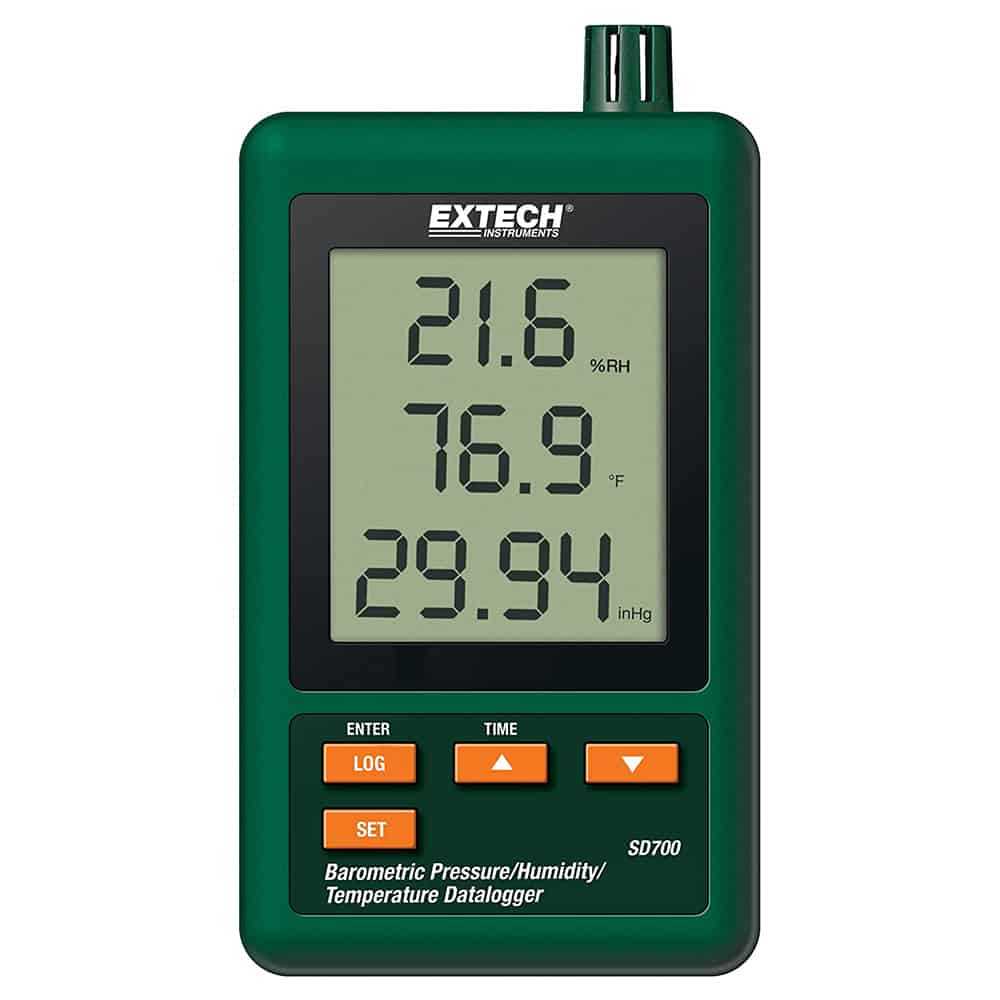 Extech Multi Datalogger, 0 to 50°C, 10 to 90%RH, 10 to 1100 hPa