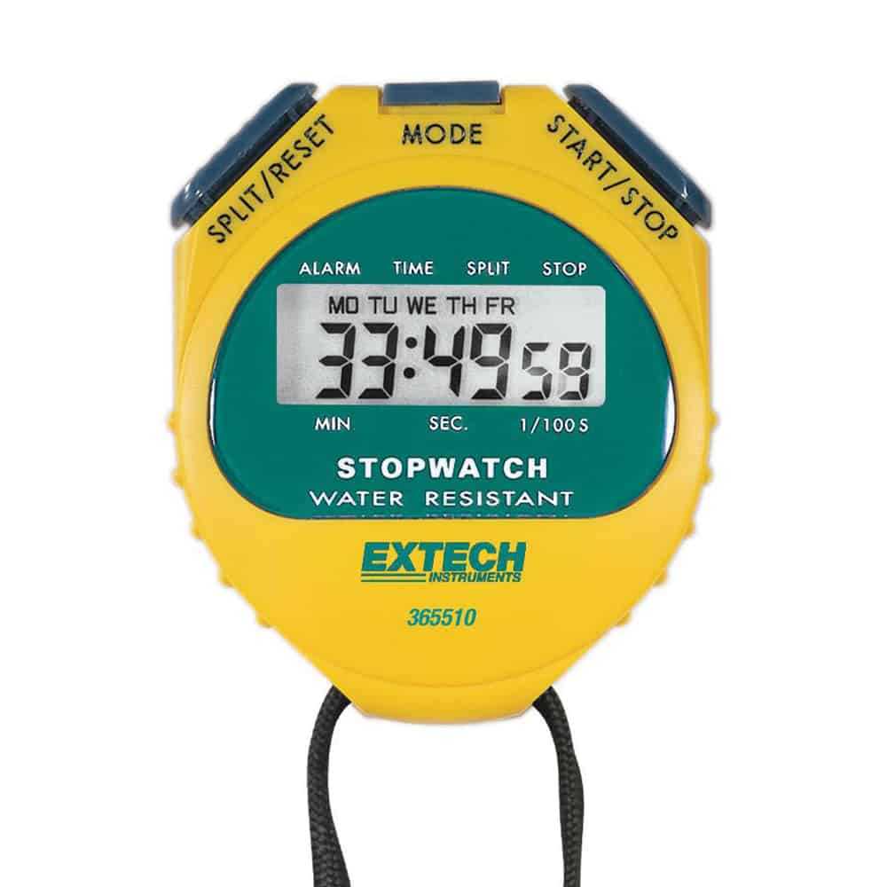 Extech Digital LCD Stopwatch with Calendar And Alarm