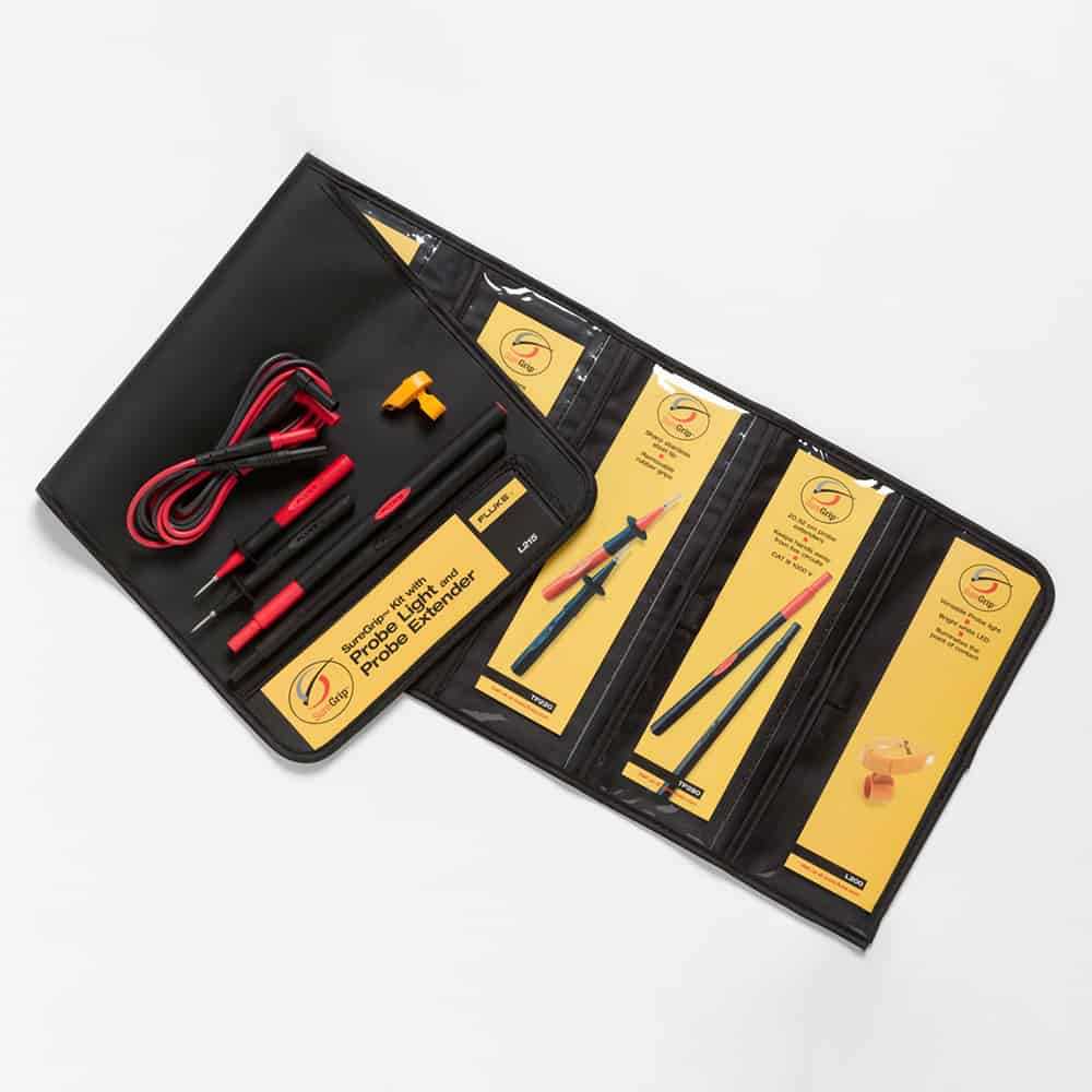 Fluke Suregrip Kit With Probe Light And Probe Extender