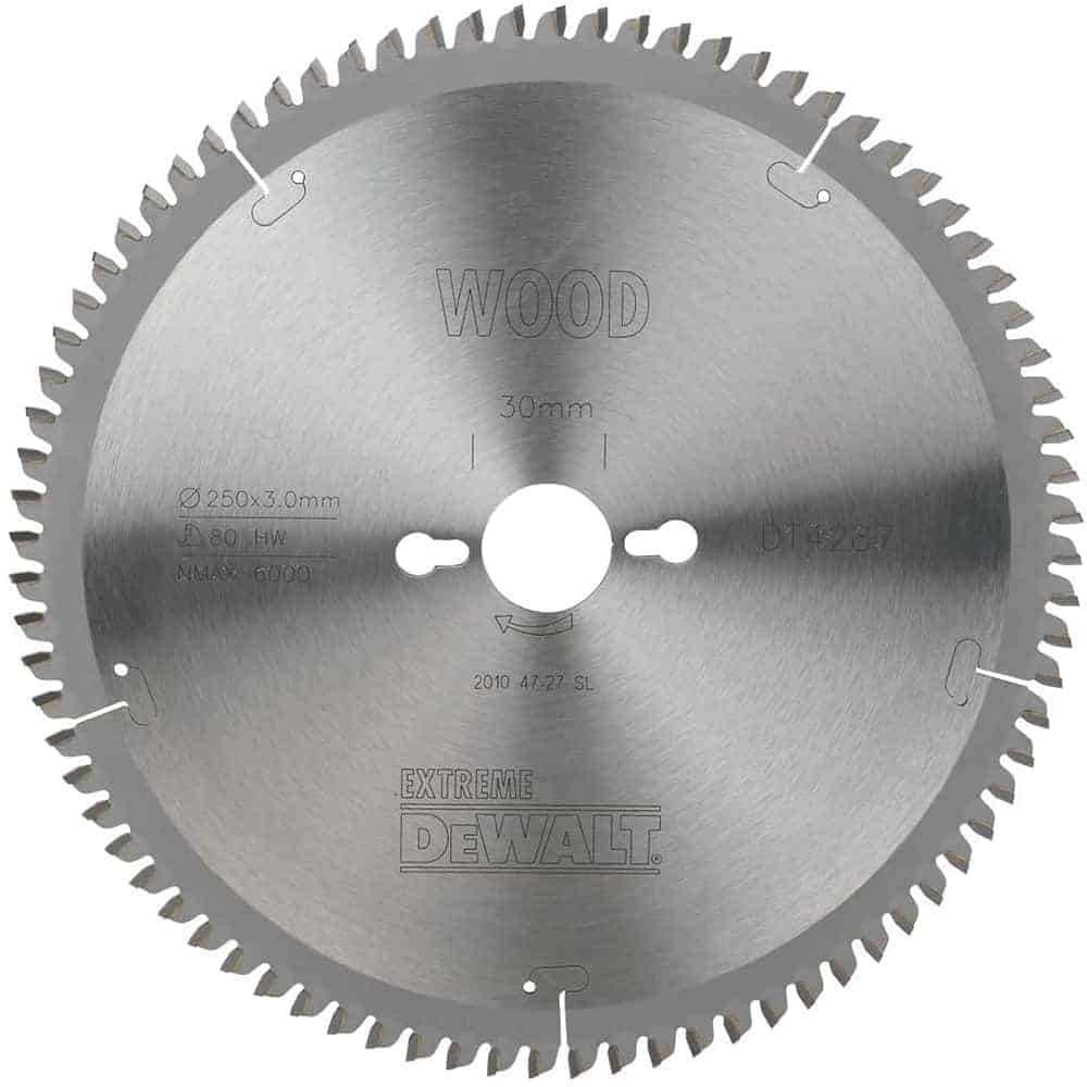 Saxton TCT Circular Wood Saw Blade 250mm X 30mm X 60T
