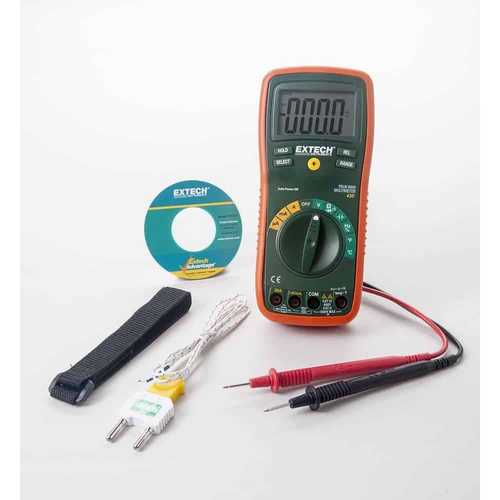 Extech True RMS Professional Multimeter, 10A, CAT IV 600V, Autoranging ...