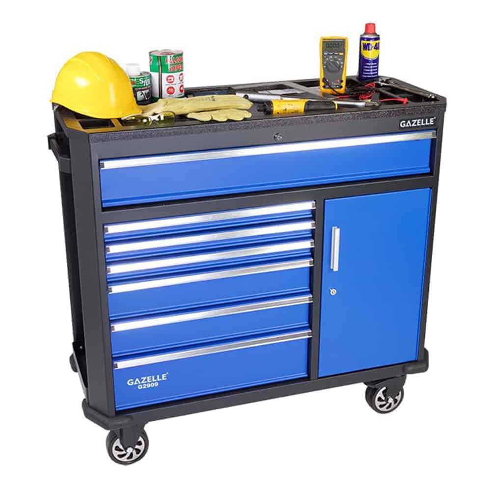 Gazelle 43 Inch 7-Drawer Rolling Tool Cabinet