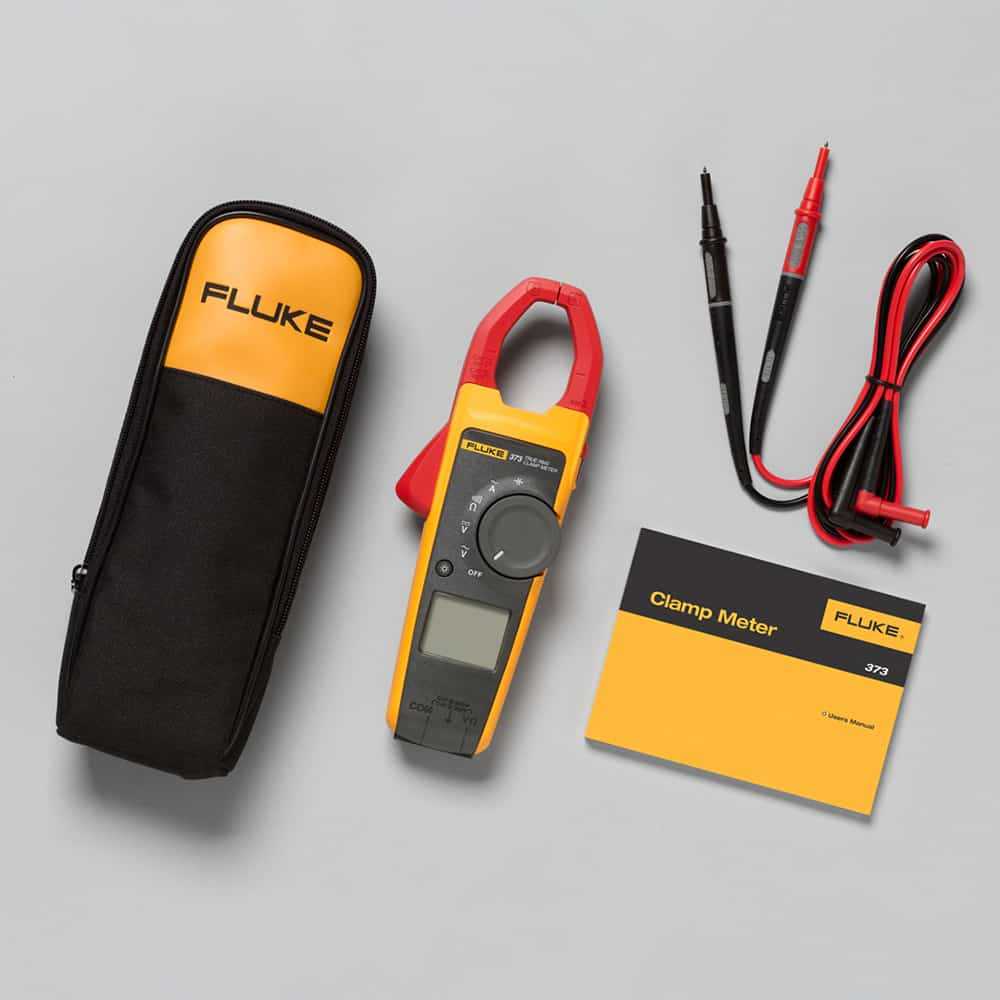Fluke True RMS AC Clamp Meter, 600 A, Fixed Jaw, CAT III 600V, with Capacitance Measurement