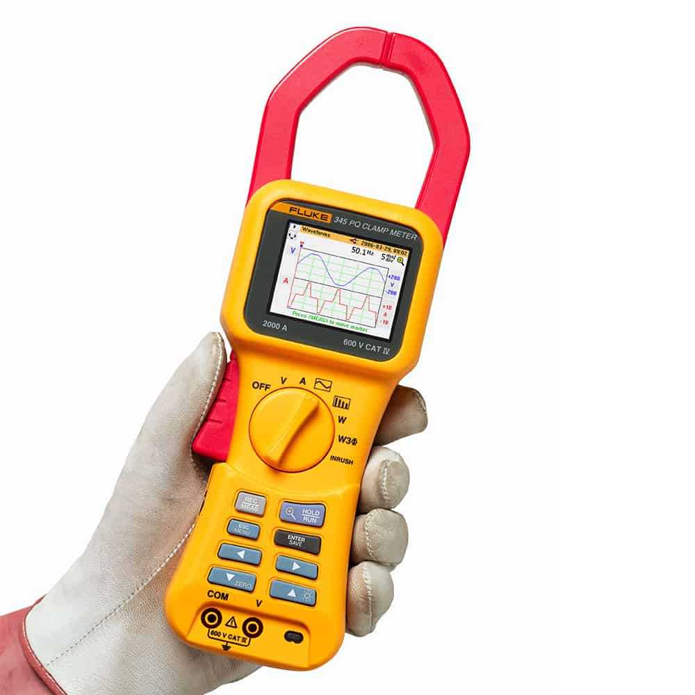 Fluke Power Quality Clamp Meter, CAT IV 600V, 2000A DC