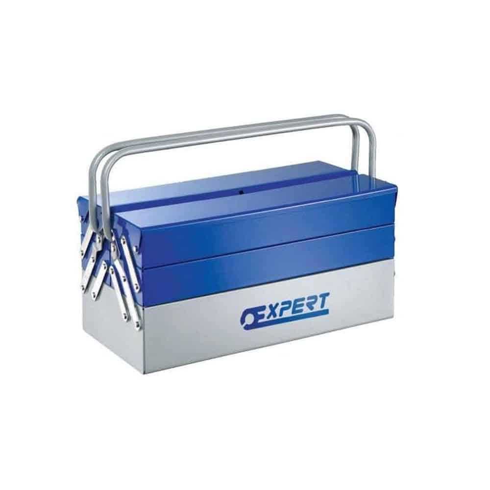 Expert 21 In. 5 Tray Cantilever Tool Box, Metal