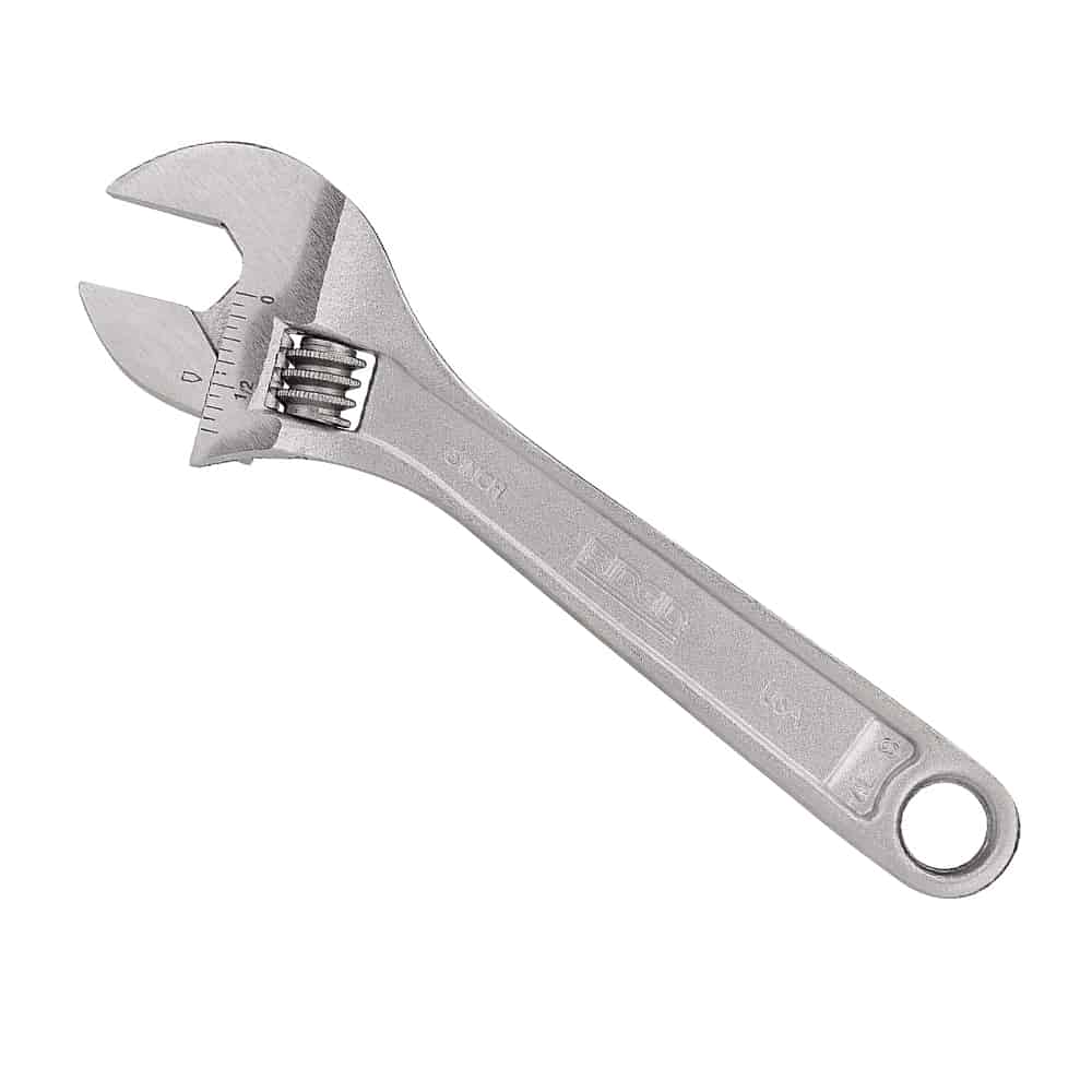 6 Inch Wide-Jaw Adjustable Wrench (1-1/2 In. Capacity