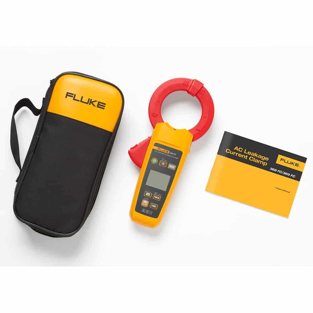 Fluke Leakage Current Clamp Meter, 60A, 60mm Jaw, CAT III 600V, with True RMS