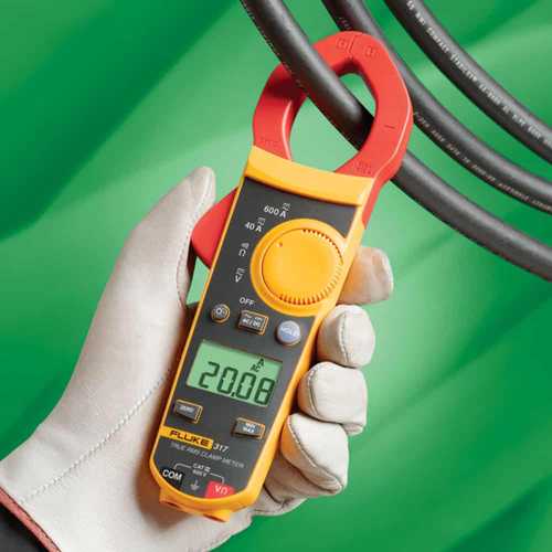 Fluke True RMS AC/DC Clamp Meter, 600A, 37mm Jaw, CAT III 600V 317