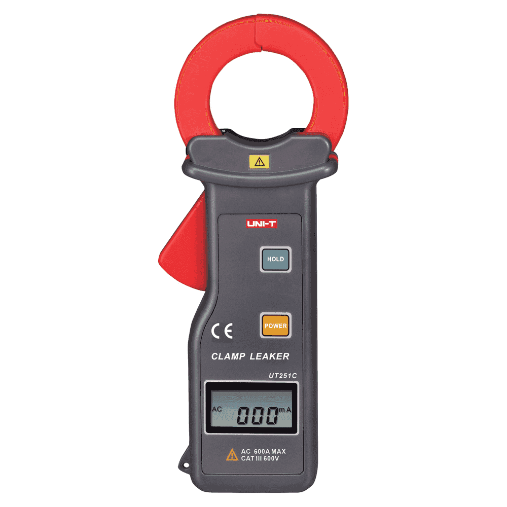 Uni-T Leakage Current Clamp Meter, High Sensitivity, 600A, 40mm Jaw, CAT III 600V