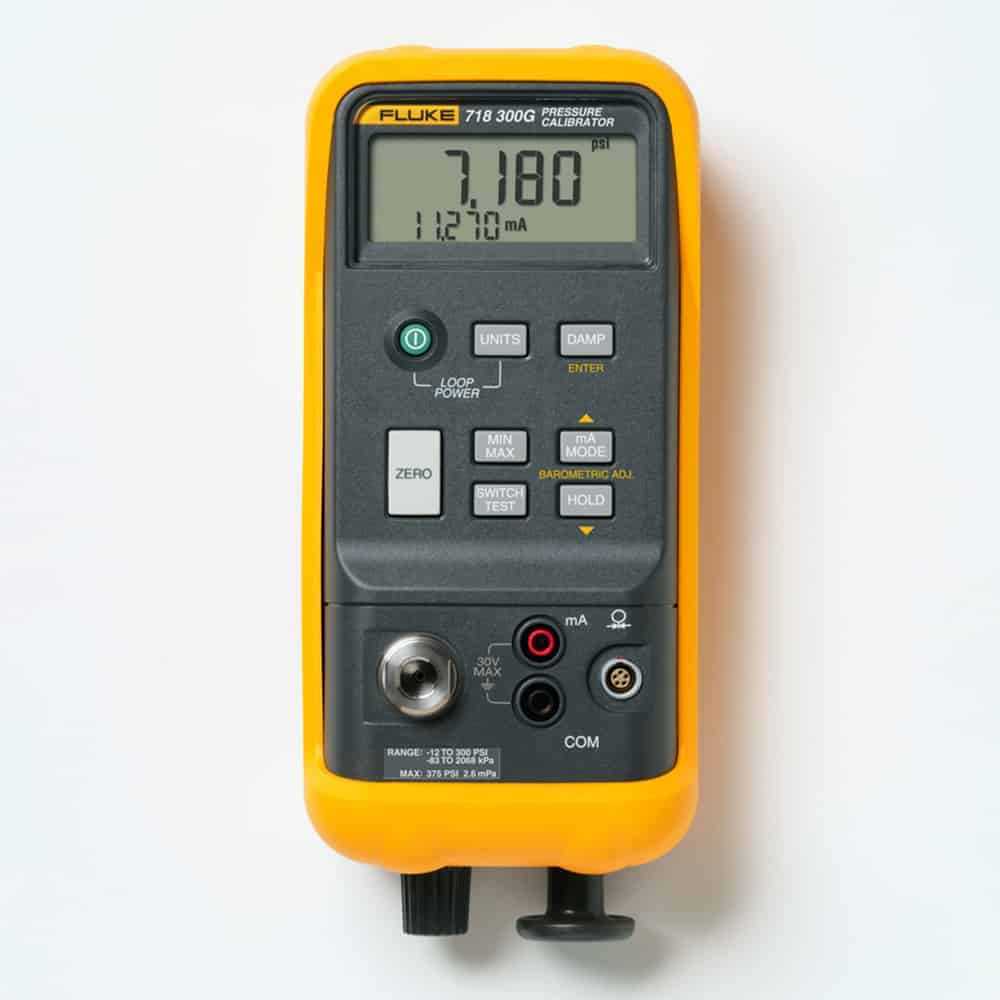 Fluke Pressure Calbrator, -12 to 100 PSI, -850 mBar to 7 Bar