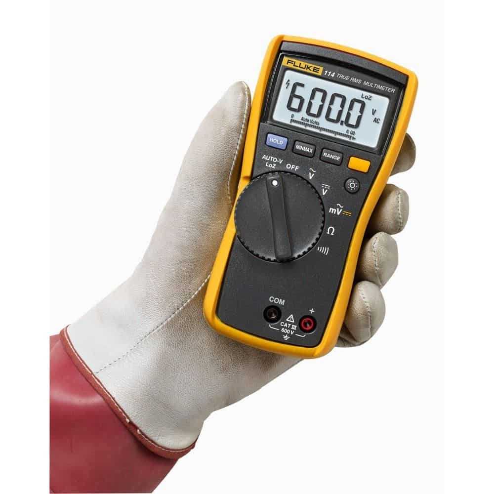 Fluke True RMS Digital Multimeter With Autovolt, CAT III 600 V