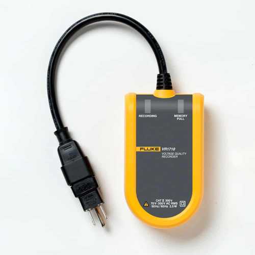Fluke Voltage Quality Recorder, SinglePhase, 70 to 280V VR1710 Shop Online at Best Price in UAE
