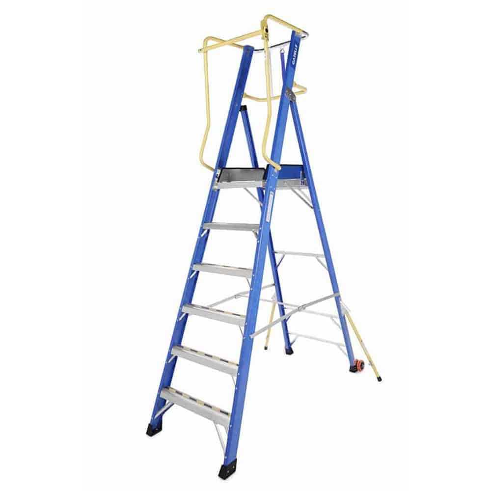 Gazelle 6ft Fiberglass Platform Ladder (1.7m)