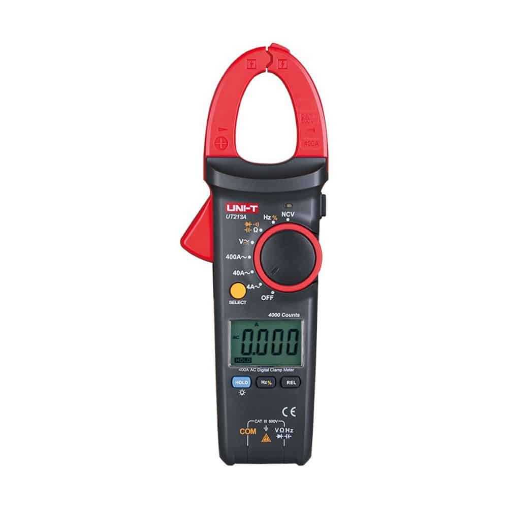 Uni-T Digital Clamp Meters True RMS, 400A, 30mm Jaw, CAT III 600V