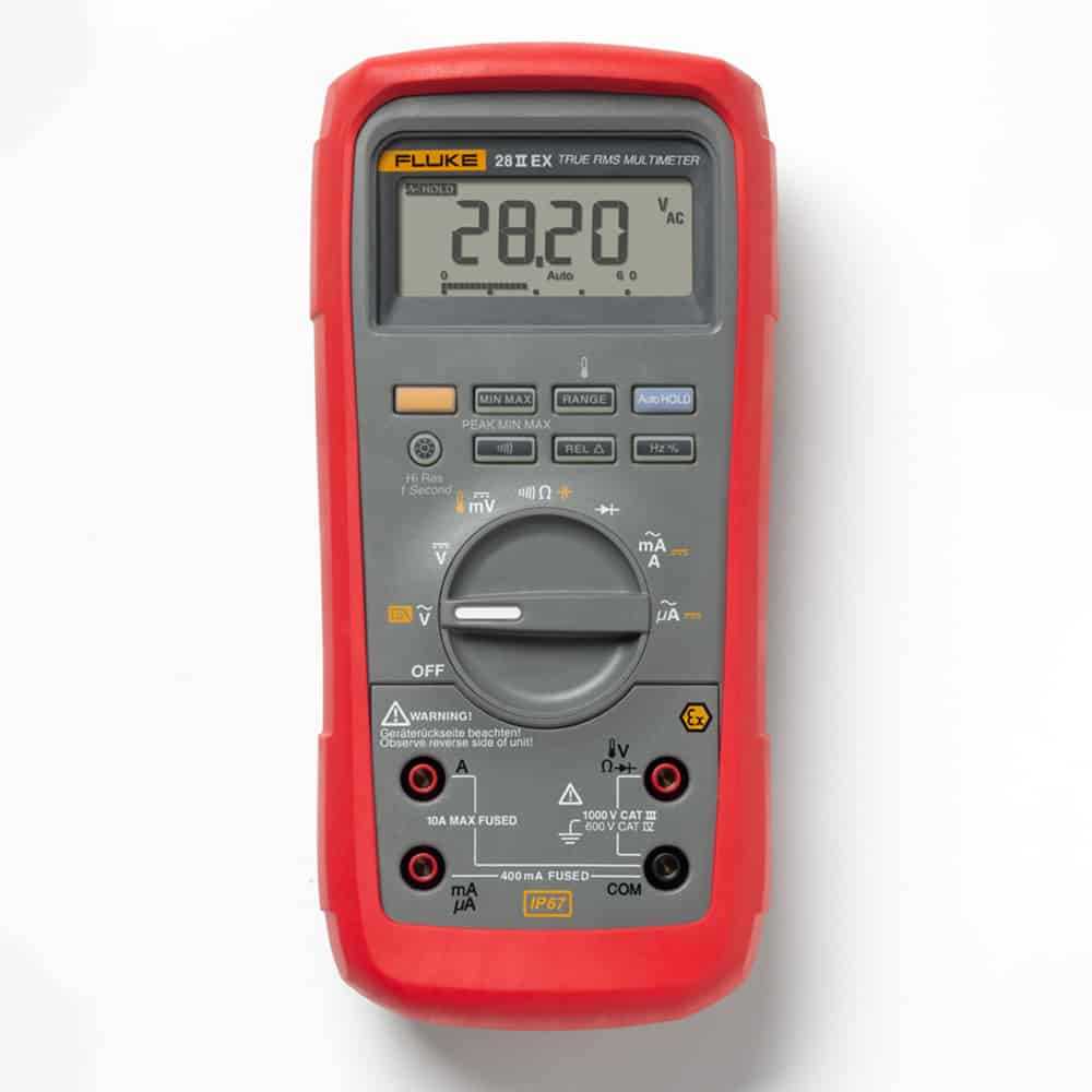 Fluke True RMS Industrial Multimeter, CAT IV 600V, 10A