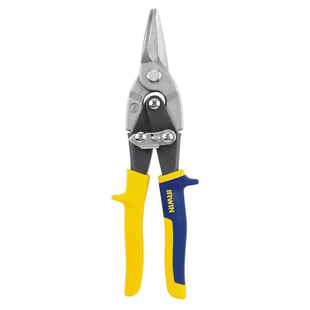 Irwin 10 In. Aviation Snip - Straight Cut; Yellow