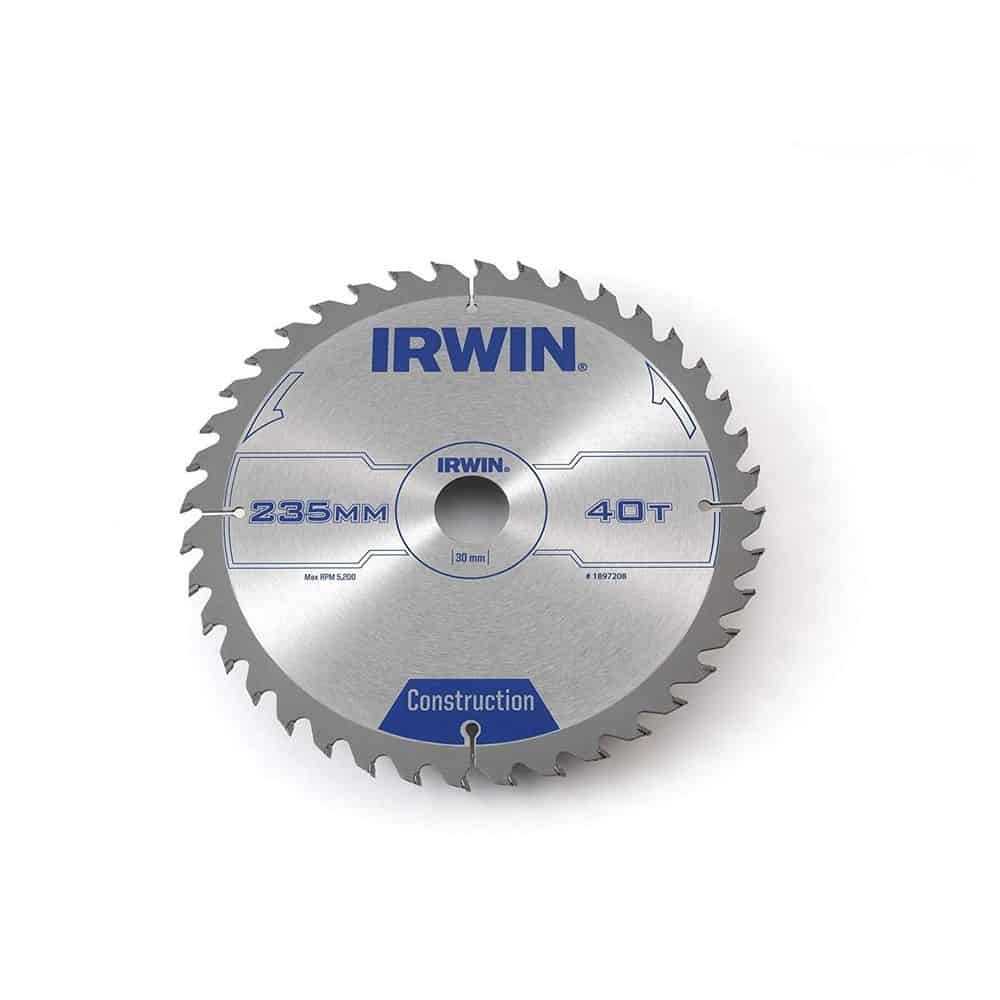 Irwin Professional Wood Circular Saw Blades 9 Inches / 235 x 40T x 30 mm