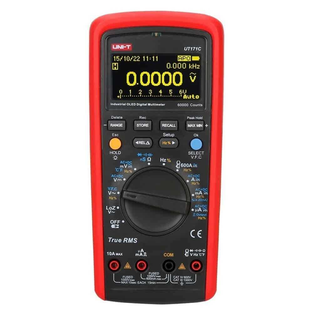 Uni-T Industrial True RMS Digital Multimeter, CAT IV 600V, 10A
