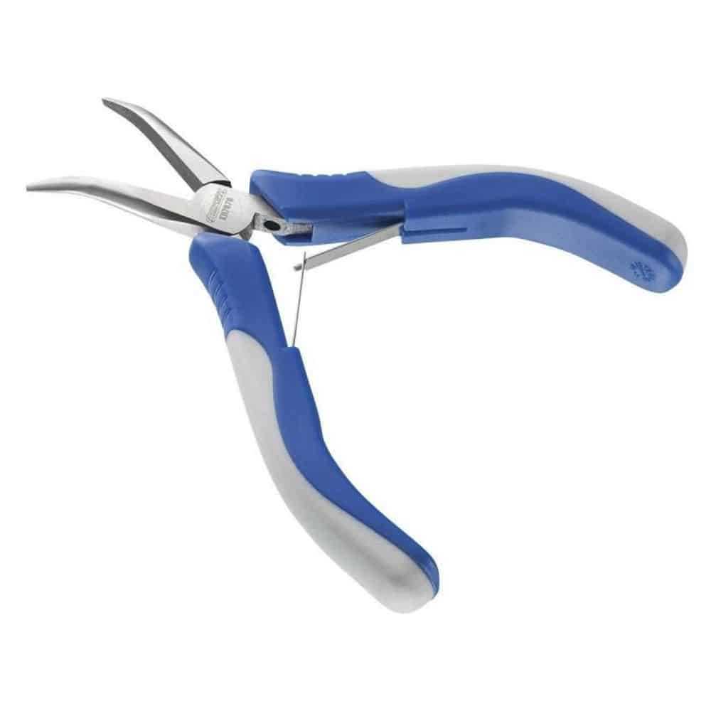 Expert Micro Angled Half Round Smooth Nose Pliers
