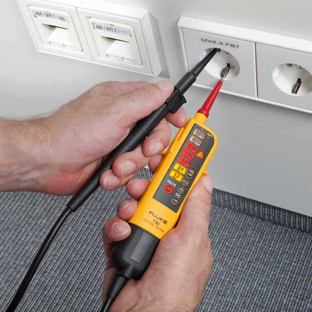 Fluke Two-Pole Voltage And Continuity Testers, 12 to 690V