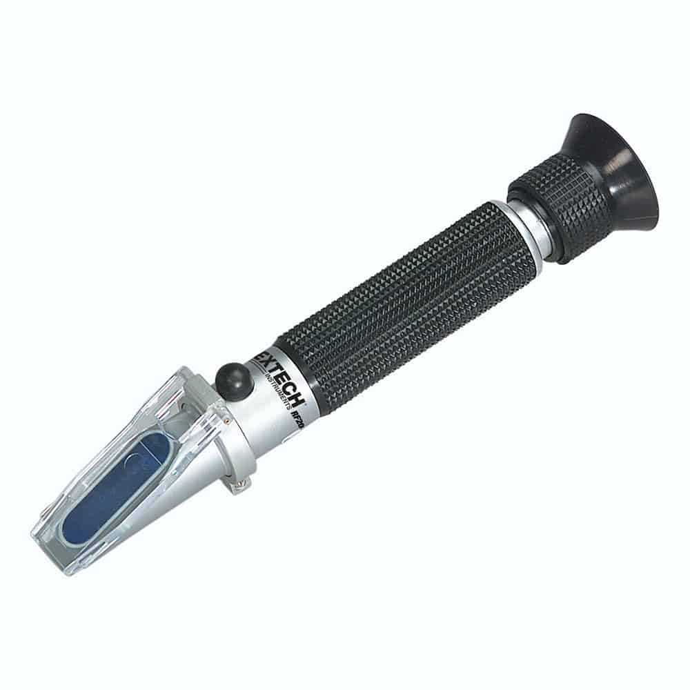 Extech Portable Salinity Refractometer, 0 to 100 ppt, With ATC