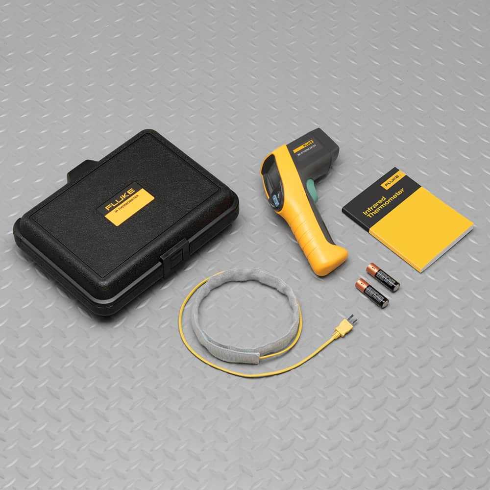 Fluke HVAC/R Infrared And Contact Thermometer, 12:1, -40 to 550° C