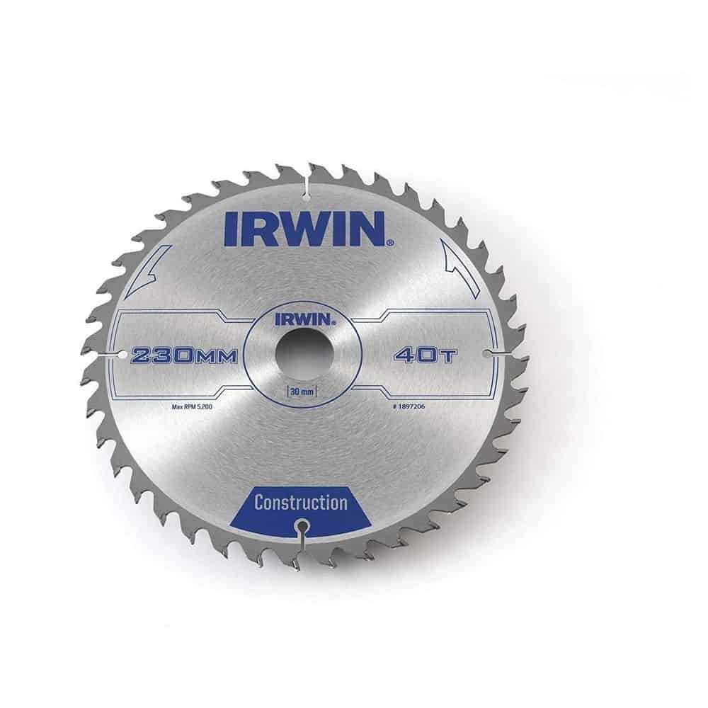 Irwin Professional Wood Circular Saw Blades 9 Inches / 230 x 40T x 30 mm (10506814)