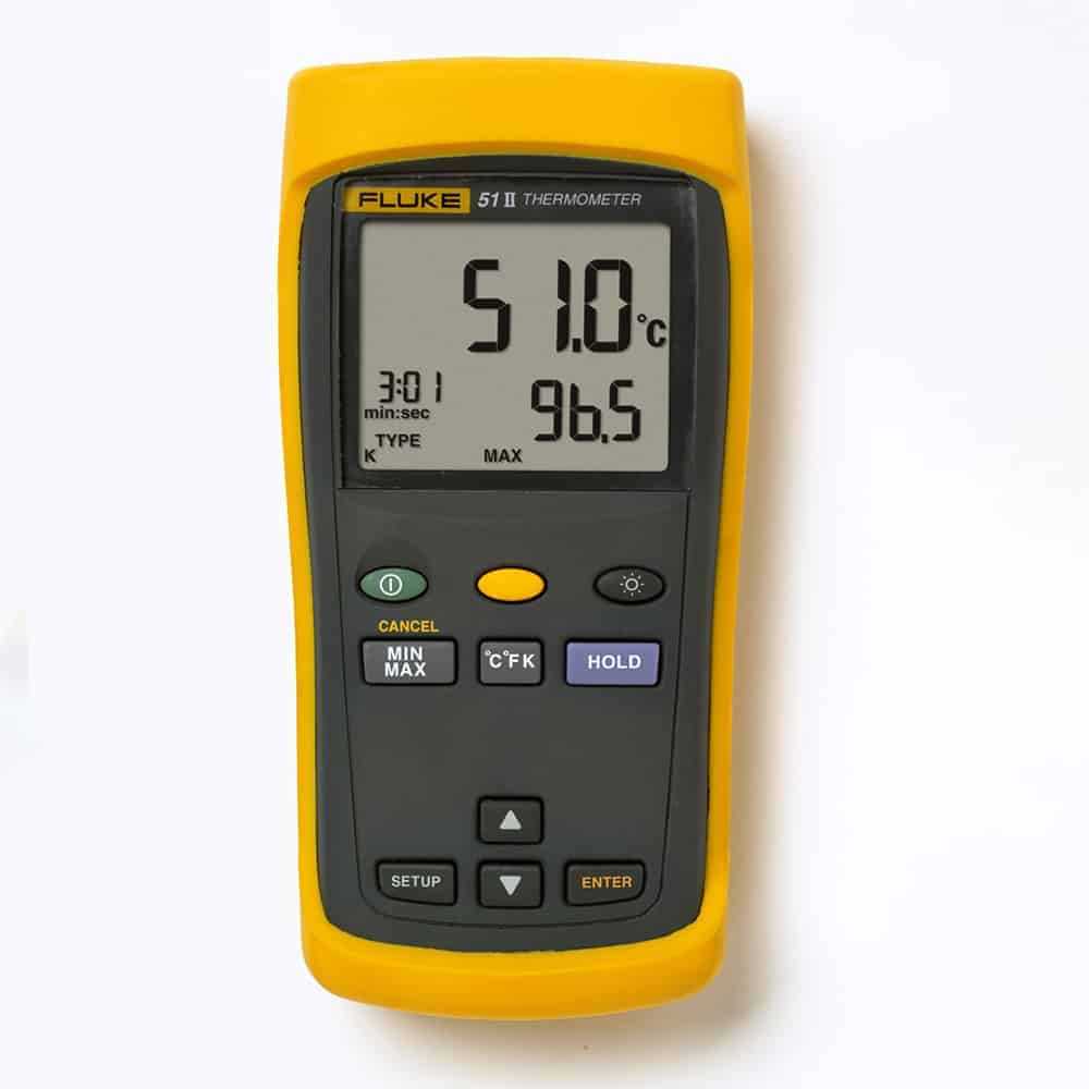 Fluke Single Input Digital Thermometer, -200 to 1200°C